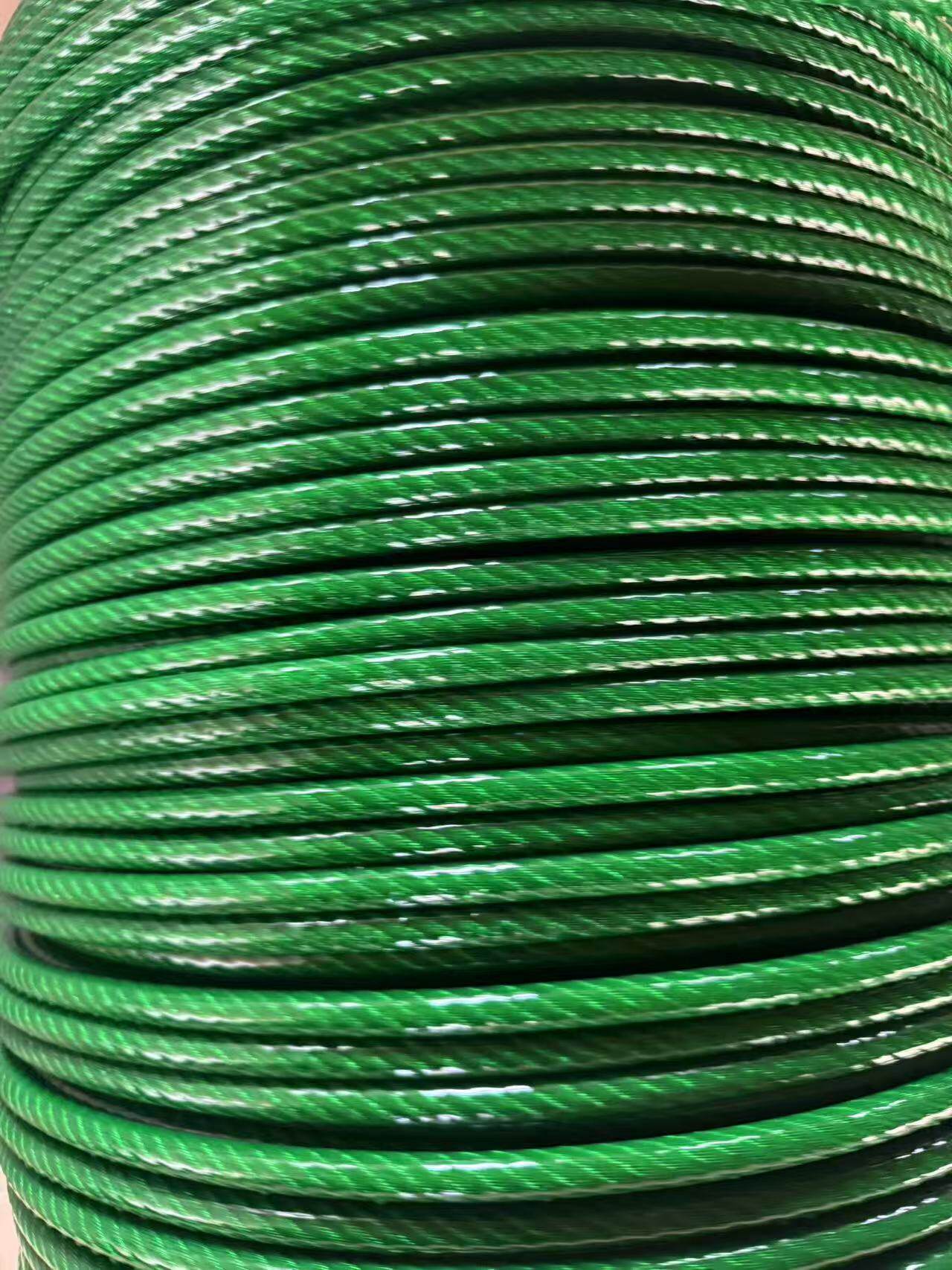 Litai 13mm Plastic Coated Steel Wire Rope - Horizontal Safety Pull Rope