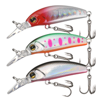 Micro-matter full swimming layer Luya bait long tongue board submerged Mino 50mm3 6g fake bait quasi-bait hard bait Mandarin fish warped mouth