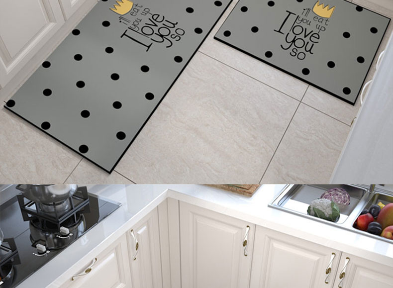 Bếp Thảm chống dầu trong nước lâu thấm thảm cửa mat chà cửa lối vào Bắc Âu cửa mat thảm - Thảm thảm trải sàn giá rẻ