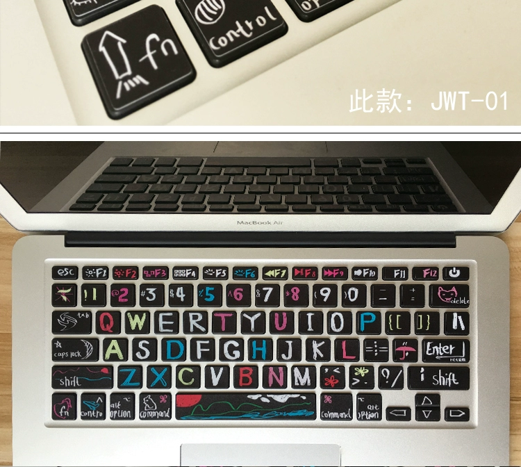 Cùng năm đoạn macbook cùng máy tính Apple mac Máy tính xách tay Air 15 phim bảo vệ 12 miếng dán bàn phím 11 nút dán pro13 inch vị trí phím bàn phím phim - Phụ kiện máy tính xách tay