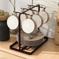 Coffee Cup shelf hanger creative home put cup upside down glass water cup holder drain storage rack mug holder