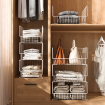 Creative full wardrobe storage rack compartment compartment compartment compartment storage rack bedroom finishing shelf multi-layer