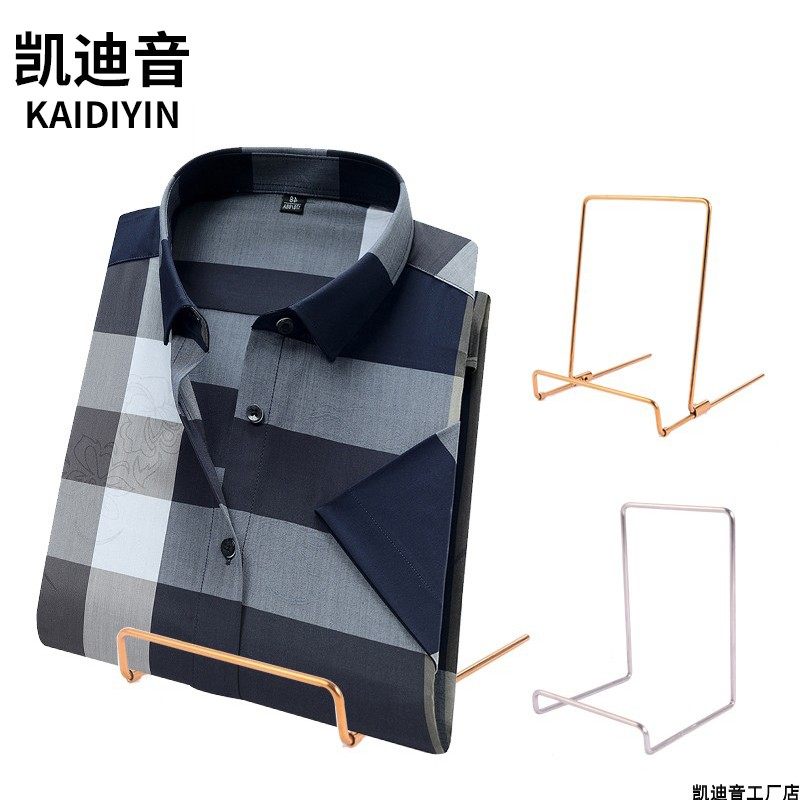 New stainless steel shirt rack shirt rack hanger clothing store display rack warm clothes display shelf display rack