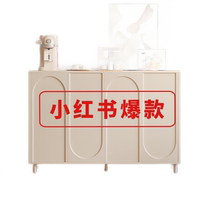 Guiqi cream style sideboard tea cabinet wall storage cabinet living room wall storage cabinet storage cabinet coffee GC