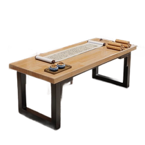Guiqi solid wood calligraphy table dedicated for writing brush calligraphy office computer table workbench bedroom home study calligraphy and painting GC