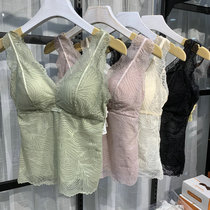 Ancient Crown Princess 41703 Thin Sexy Lace Underwear breathable long style Back Method Bra Vest Comfort Bra Woman