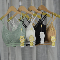 Ancient Princess 3304 Summer Sexy Lace Underwear Without Steel Ring Anti-Sagging Bra Hood Rear Cross Beauty Back Wrap Chest Vest