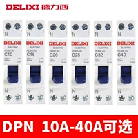 德力西 Двойной -Enter -Entry -out -out -Out Current автоматический выключатель пустой DPN одно -пол двойной домохозяйный воздушный переключатель короткая перегрузка