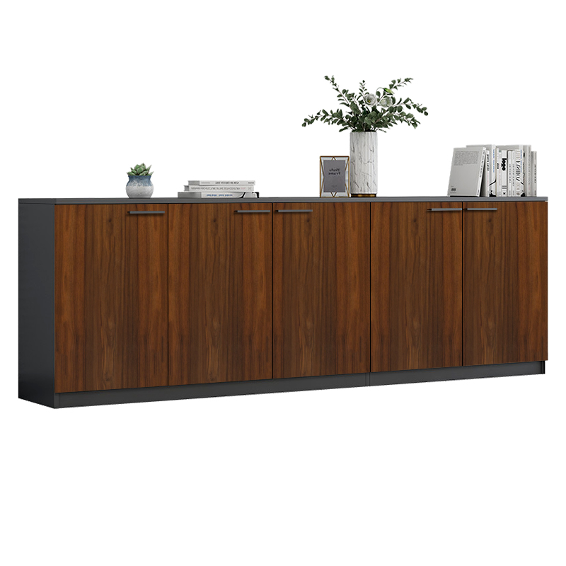 Office filing cabinet storage low cabinet storage cabinet bookcase with lock wooden flower trough cabinet office cabinet sundries storage cabinet