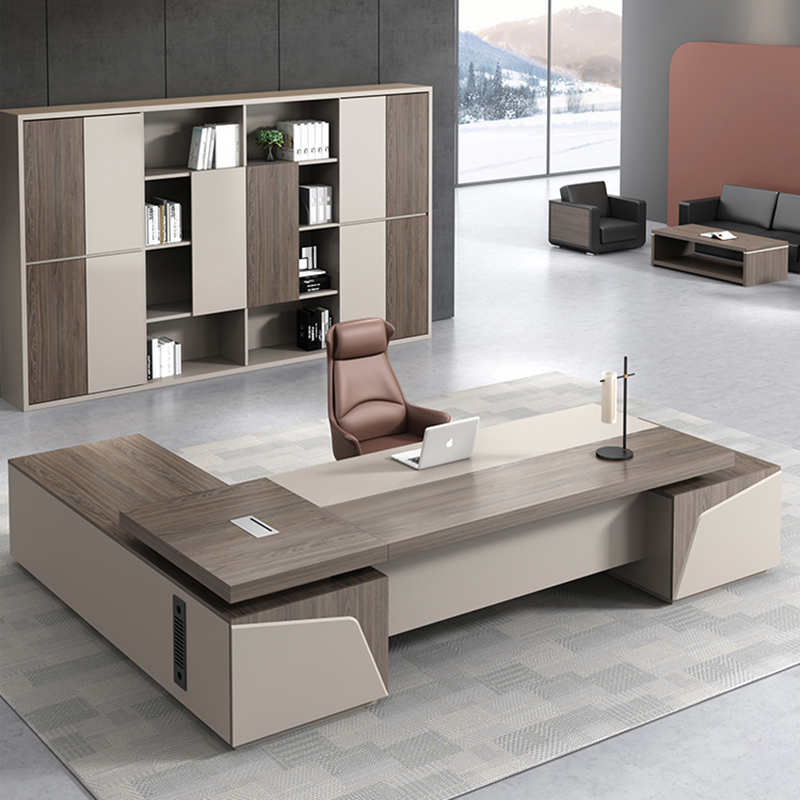 Boss Table Modern Minimalist Supervisor Table Manager Table President Table Atmospheric Bandai Office Chairs Combined Office Furniture