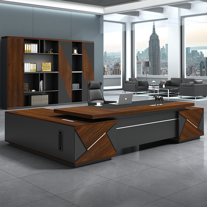 Minimalist Modern Desk Big Bandae President Table Manager Table Manager Table Single Desk Chair Combination Boss Table