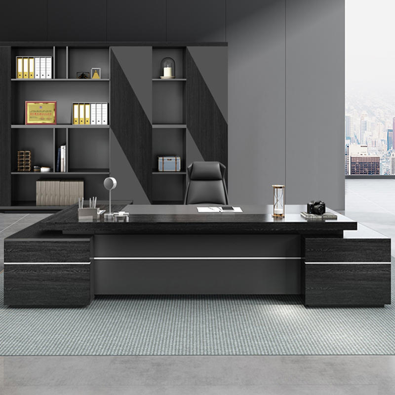 Boss Table Presidents Table And Chairs Suit Brief Modern Office High-end Atmosphere Light Extravagant Manager Table Desk