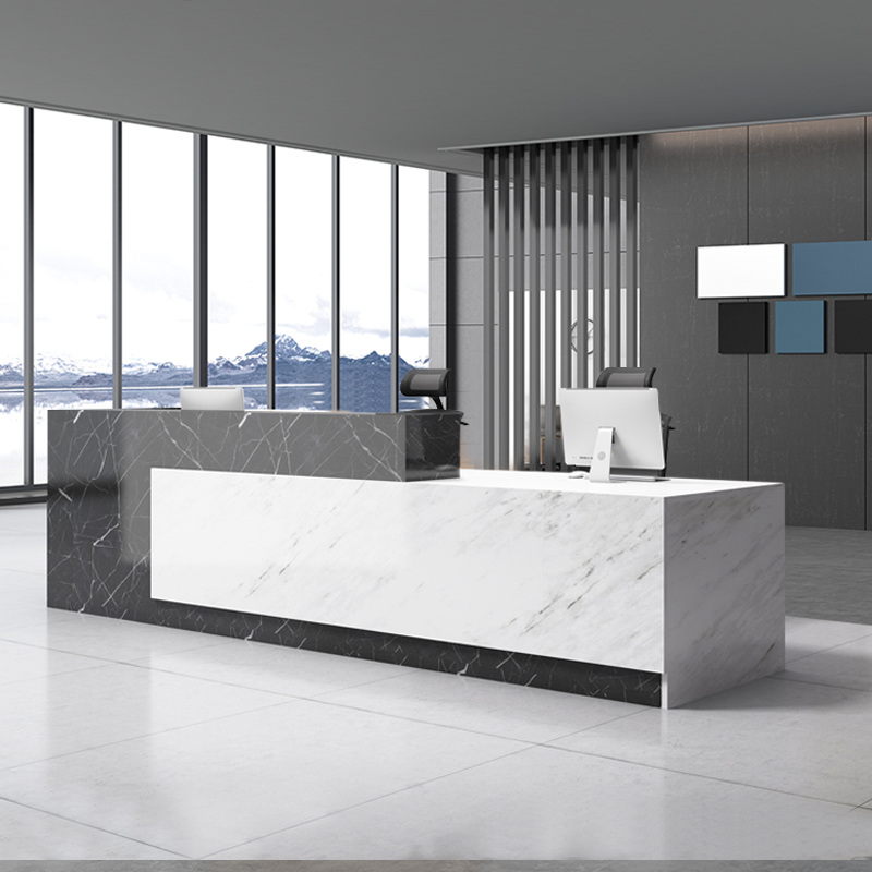 Reception desk non-baking paint creative cash register hotel training institution welcome service bar company front desk