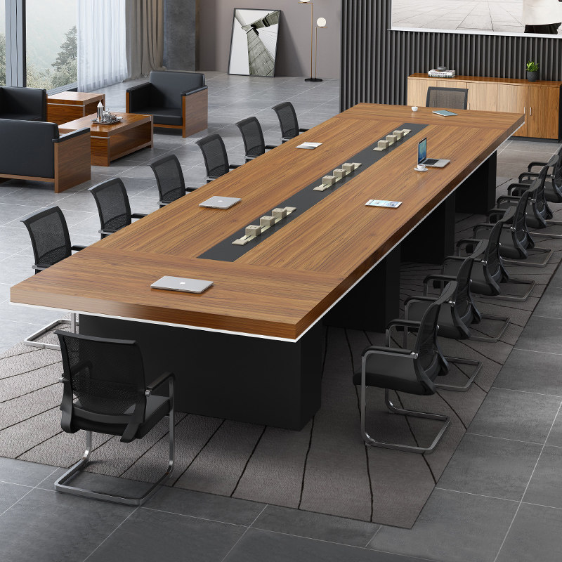 Desk tables long tables table chairs and tables combined with modern training to negotiate office furniture reception table