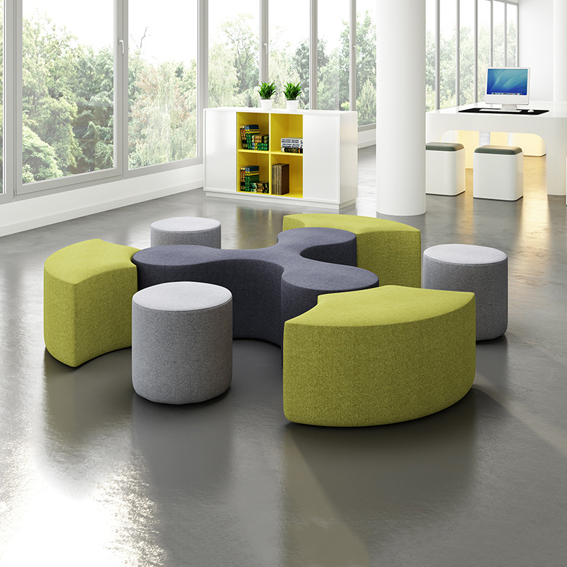 Office rest sofa combination creative simple leisure special-shaped training kindergarten parents meeting area reception sofa