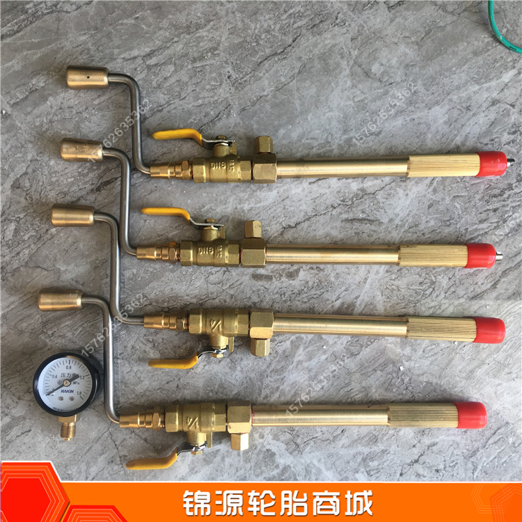 Crane tire 385 95R25 14 00R 1400R25 extended inflatable rod inflator valve core