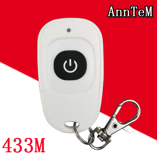 New duck egg type waterproof single button wireless remote control 1 key remote control handle with battery frequency 433MHz