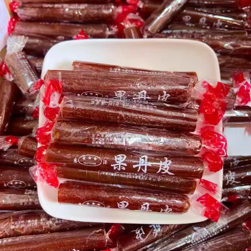 Qingsuihe Fruit Roll, Huiyuan Fruit Roll, Sea Red Fruit Roll, Old-Fashioned Children's Fruit Roll from Childhood, Hawthorn Roll