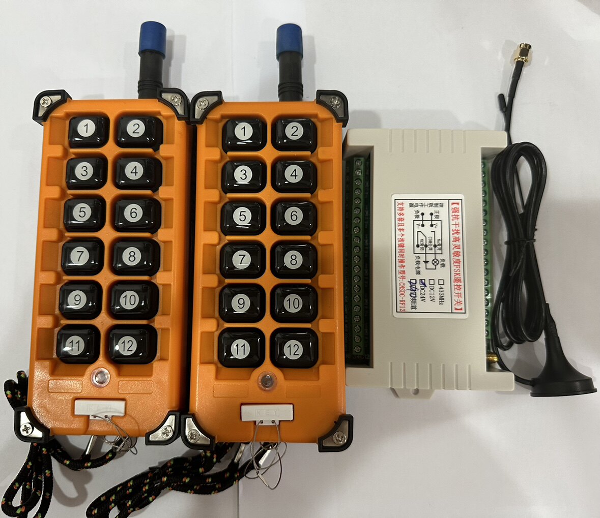 12路24V220V380V遥控开关按钮配电箱转手动PLC开关量信号工业控制