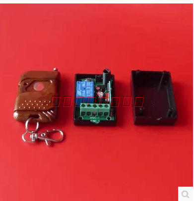 单路12V24V 1托1 无线遥控开关遥控开关套装 电控锁遥控开门模块