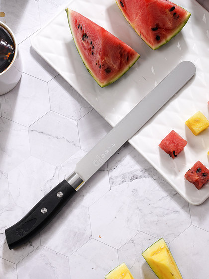 十八子作水果刀 家用厨房切西瓜专用长刀具不锈钢菜刀旗舰店阳江