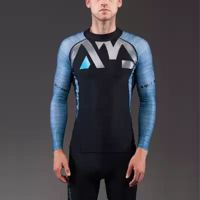 AquaMarina Le Paddling men's professional swimsuit Surfing diving long-sleeved sunscreen suit Long-sleeved two-piece jellyfish suit