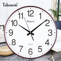TELESONIC Uranus round personality WALL clock Bedroom living room mute wall clock Modern fashion Quartz clock