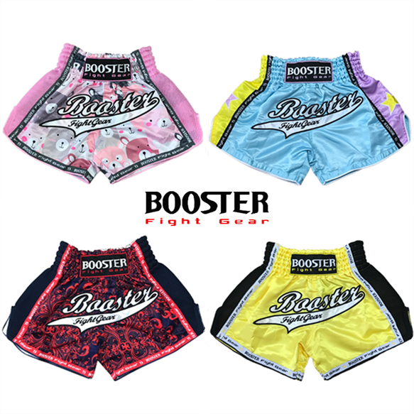 BOOSTER Kids Muay Thai shorts Kids Sanda boxing pants Training competition Professional youth fighting pants