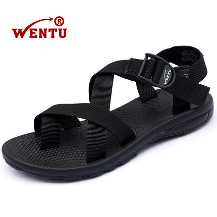 越南男凉鞋个性套趾男士沙滩鞋夏季潮流户外防滑运动休闲罗马凉鞋