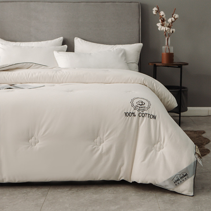 Simple cotton quilt student dormitory mattress is hand-bounced cotton quilt single double spring autumn winter is thickened warm quilt