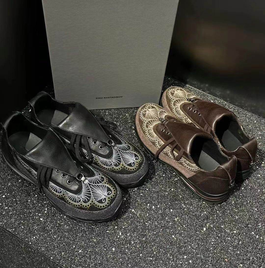 24ss kiko kostadinov winter collection: new leather loafers