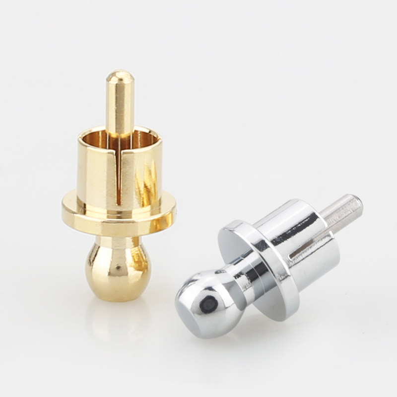 RCA Lotus Seat Dust Cap Sound Protection Protective Cap Full Copper Gold Plated Protection Cap Signal Socket Anti-Oxidation Protection Lid