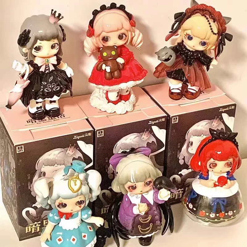 Оригинальный набор Youli Dark Fairy Tale Blind Box новая фигурка украшение игрушка подарок девочке ZIYULI