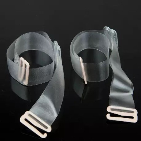 Cô gái trong suốt vô hình dây đeo vai đàn hồi chống trượt đồ lót dây đai áo ngực dây quai áo lót