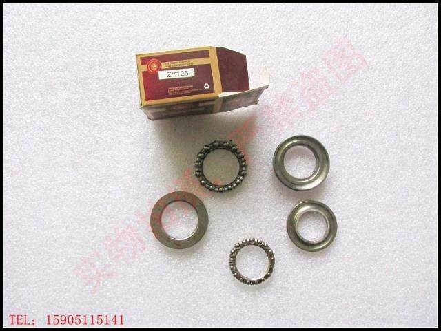 Application of Ling Ying 125 ZY125 head directional column bearing head steel bowl head wave disc direction bearings