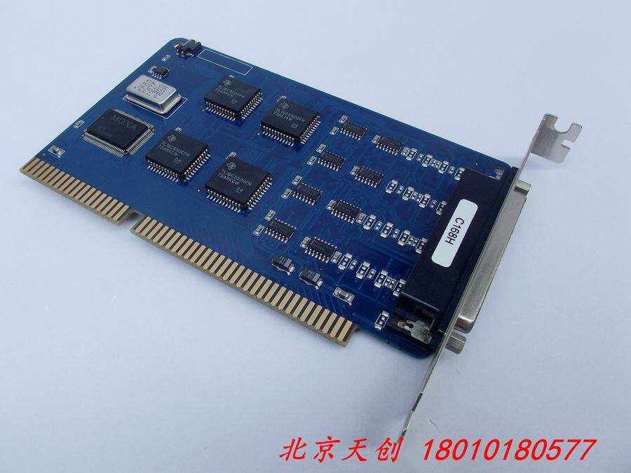 Beijing Spot MOXA Mosha C168H ISA Bus 8 serial port RS-232 Communication card Multi-serial card