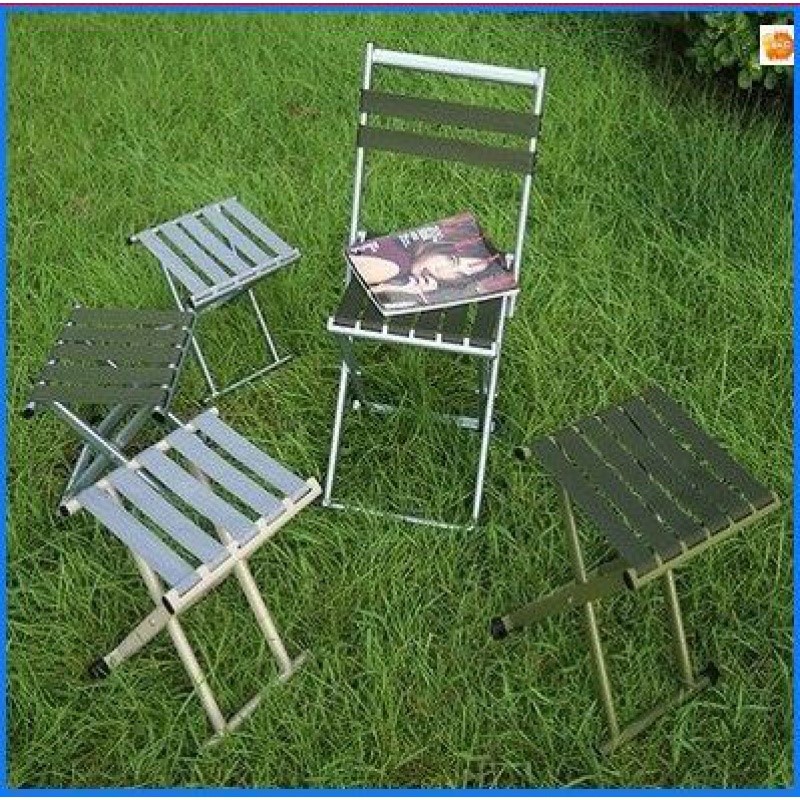 Fishing chair Barbecue Fold chair Foldable Fishing Used Little Stool Fishing Chair Orange canvas Bar Easy High