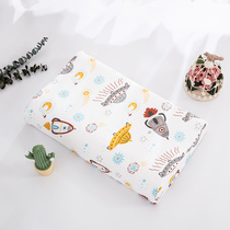 Child Latex Pillow Special Pillowcase Knit Cotton 30x50cm Baby Pillow Headgear Needle full cotton 44 x 27cm