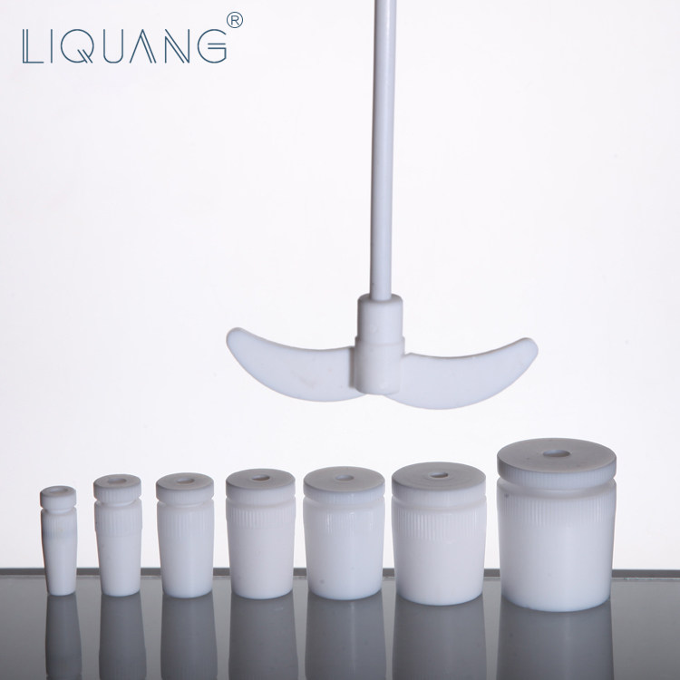 PTFE stirring paddle stick polytetrafluoroethylene F4 stirring paddle stirring blade PTPE two-blade four-blade stirring sleeve plug
