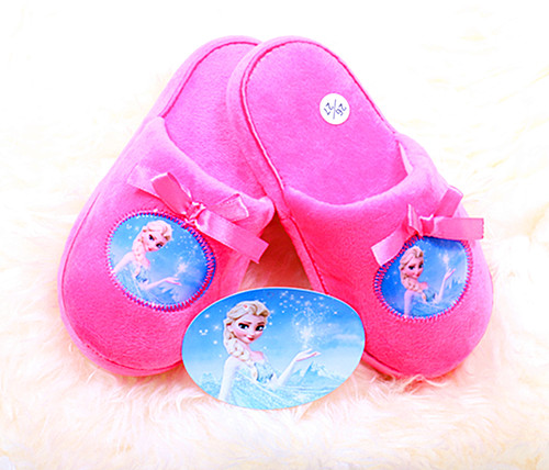 Pantoufles enfants en suède pour printemps - Ref 1012384 Image 14