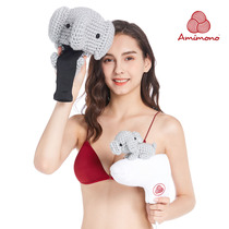 Japanese elephant cartoon golf pole cover animal wood cover light gray chick leg cover push rod cover