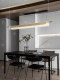 Italian Minimalist Restaurant Chandelier, Post-Modern Minimalist Bar Counter, High-End Personalized Designer Creative Island Strip Lighting