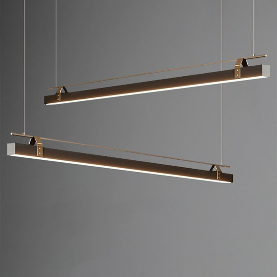 Postmodern Minimalist Restaurant Chandelier Designer Italian Creative Minimalist Tea Room Dining Table Bar Island Bench