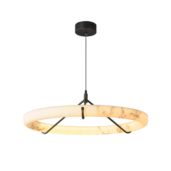 Italian-Style Light Luxury Living Room Chandelier, Modern Minimalist Personality, Imitation Marble Villa Duplex Main Light, Grand Lobby, High-End