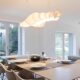 Italian Light Luxury Restaurant Chandelier, Simple Hotel Island Counter, Villa Designer Creative Long Bar Art Lighting Fixtures