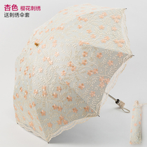 Embroidery parasol Goddess Lace Princess Umbrella Sunscreen ULTRASOL ULTRARAY Umbrella