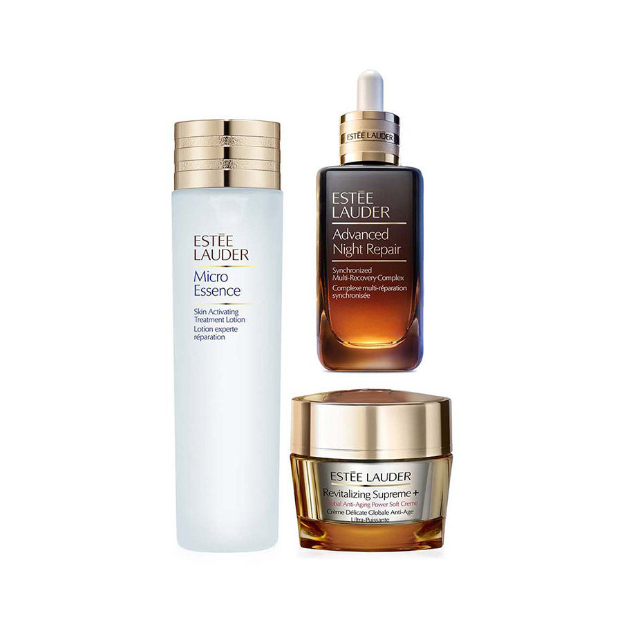 Estee Lauder/雅诗兰黛夜间修护套装抗老三件套礼盒护肤品紧致评价- 淘宝网