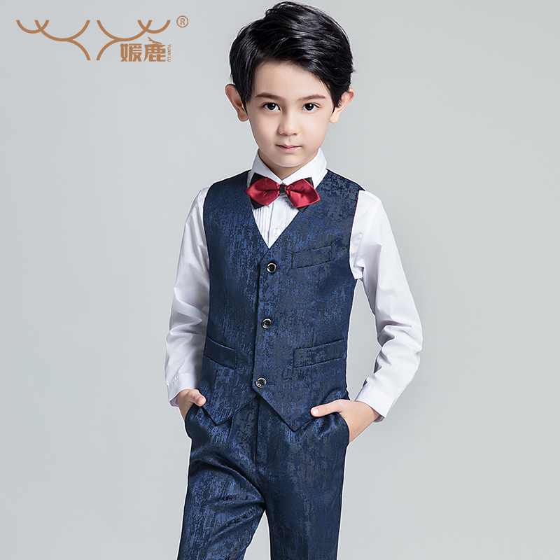 Chàng trai trẻ em phù hợp với ăn mặc mens trang phục biểu diễn cậu bé phù hợp với phù hợp với chương trình cậu bé lớn chủ nhà Chun Yangqi