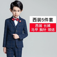 Костюм, комплект, штаны, жилет, галстук-бабочка, брошь