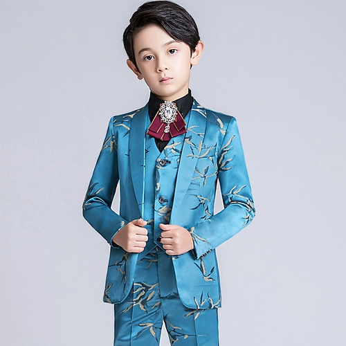 Детский классический костюм, костюм мальчика цветочника, летнее платье для мальчиков, благородный крой, в британском стиле